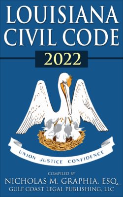 Louisiana Civil Code 2022 Cover