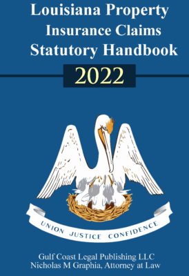 Louisiana Property Insurance Claim Statutory Handbook 2022 Cover