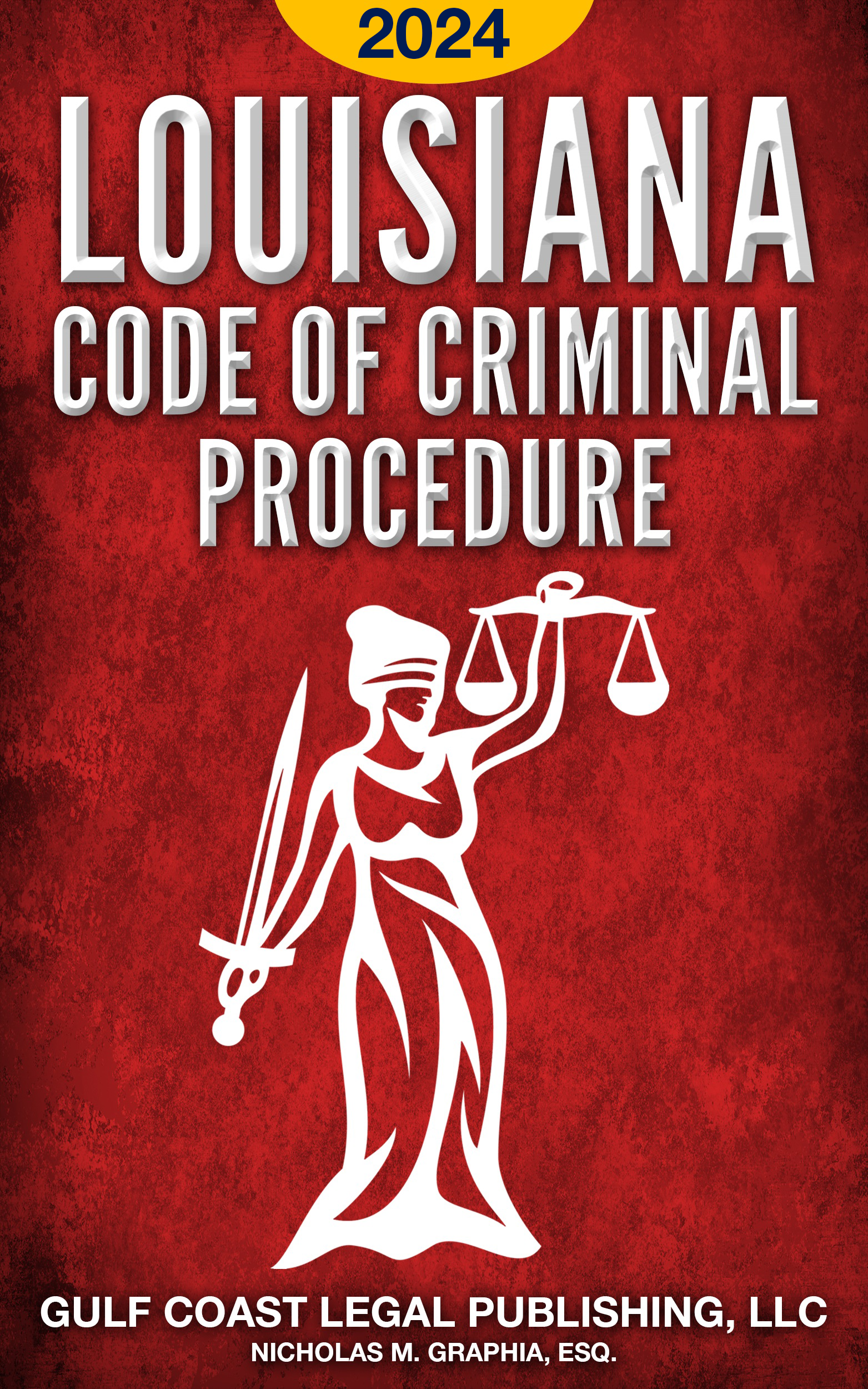 2024 Louisiana Code of Criminal Procedure Book Cover